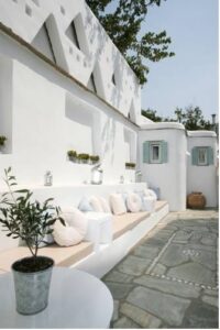 Come arredare la tua terrazza in stile greco